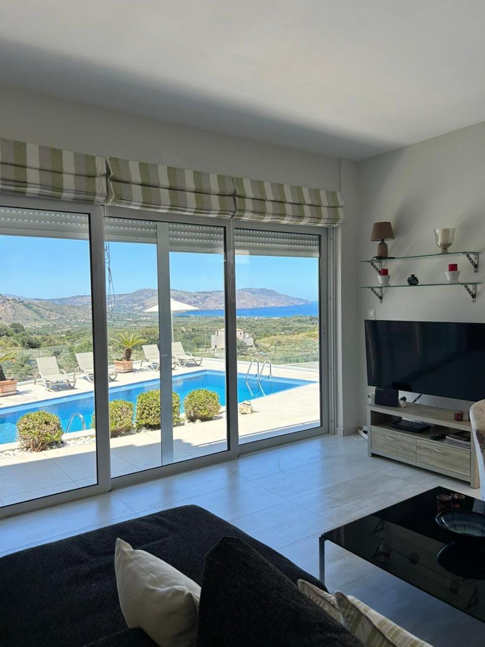 Villa Vuna - Private Pool -Sea View Chania  Exterior foto