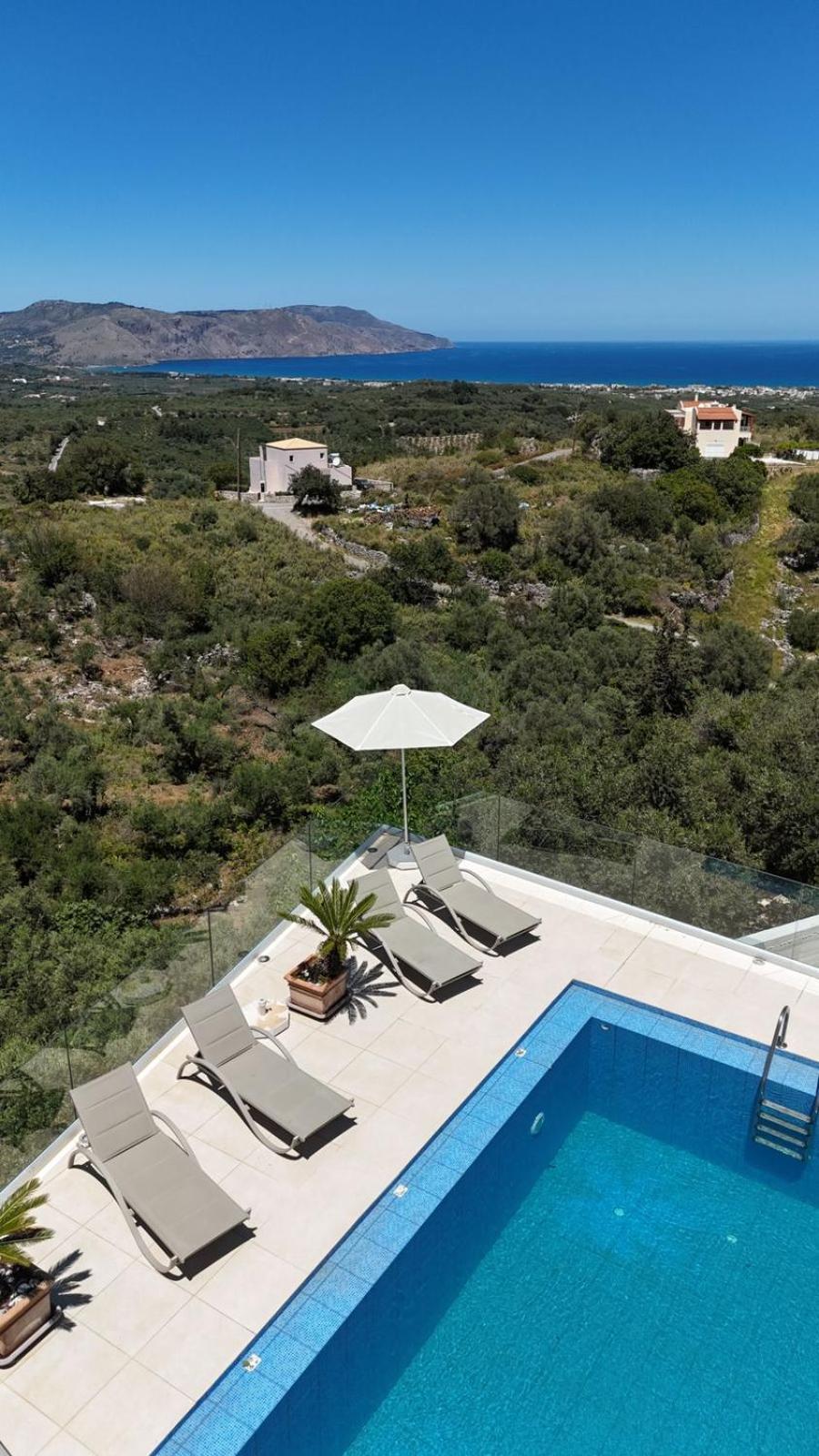 Villa Vuna - Private Pool -Sea View Chania  Exterior foto